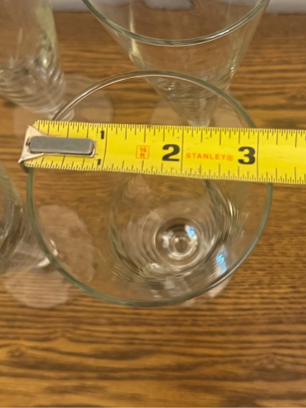 Vintage Princess House Heritage Crystal Pilsner Glasses - Set of 6 - EUC